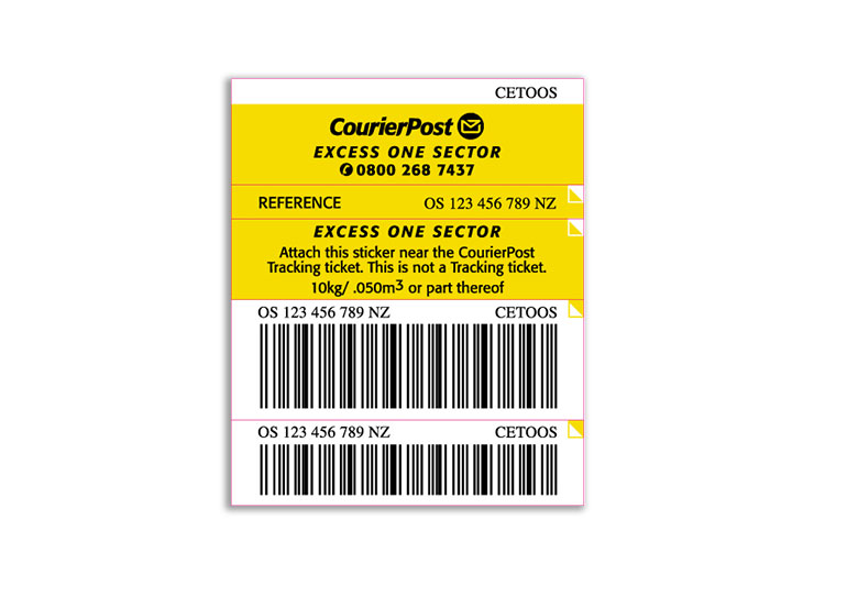 Courier Post Parcel Tickets